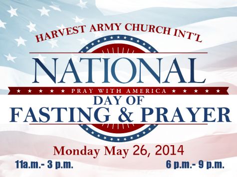 fasting, prayer, national, day, harvest army, church