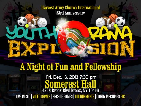 youthorama, 23rd anniversary, celebration, fellowship, fun,  youth, "youth in actio" "harvest army" bronx, ny, 2013 